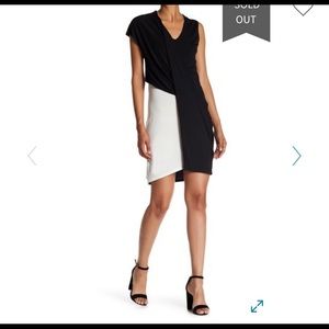 ❤️NWT Spirit of Grace colorblock one shoulder dress